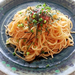 簡単に混ぜるだけ！本格的な明太子パスタ